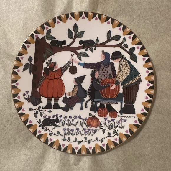 PFALTZGRAFF 5 seasons of the year plates, rare find discontinued - Picture 5 of 11